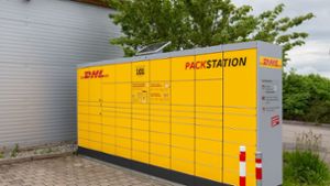 Die Packstation hinter dem Edeka-Gebäude in Bönnigheim in der Meimsheimer Straße kann nur über eine App bedient werden. Foto: /Oliver Bürkle