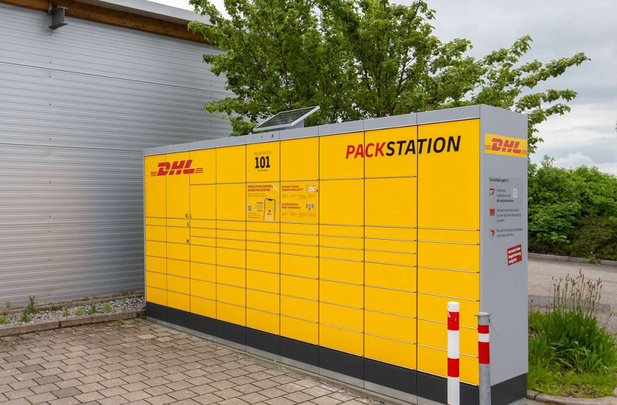 DHL-Packstation in Bönnigheim: Kein Paket ohne Smartphone