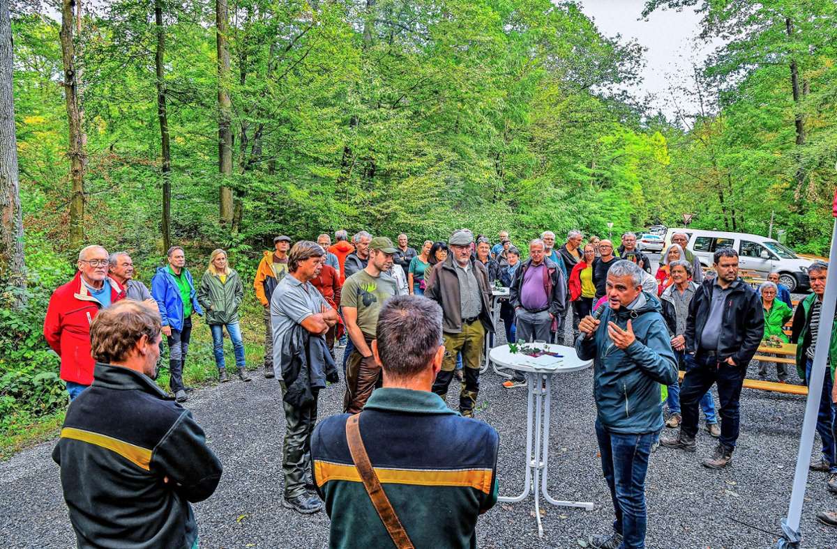 Sachsenheim-Ochsenbach: Naturschutz im Wald hautnah erlebt