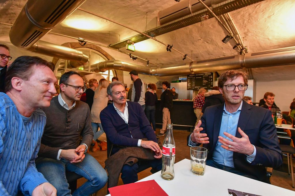 OB-Wahl in Bietigheim-Bissingen: Stephan Muck sucht das Gespräch mit den Bürgern