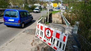 Metterbrücke in Sachsenheim: Belastungsversuche stehen an