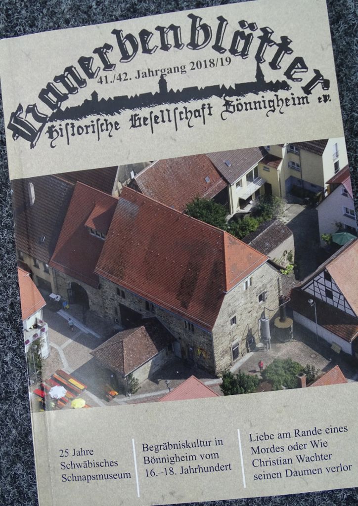 Bönnigheimer Ganerbenblätter: Viel historischer Lesestoff