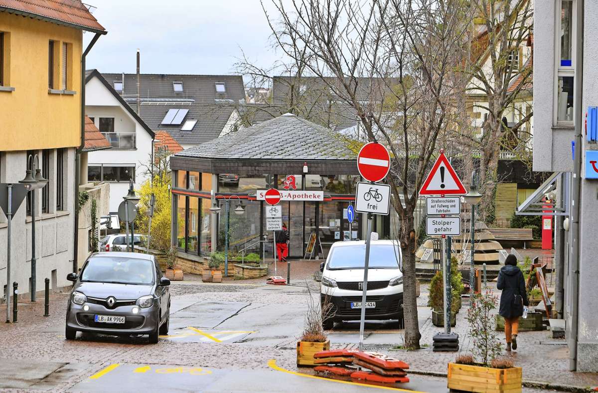 Sachsenheim: Wieder Änderungen für Autofahrer in der Innenstadt