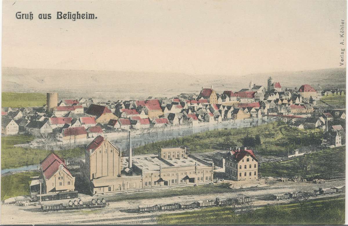 Besigheim vor 100 Jahren: Ländliches Dorf und Oberamt