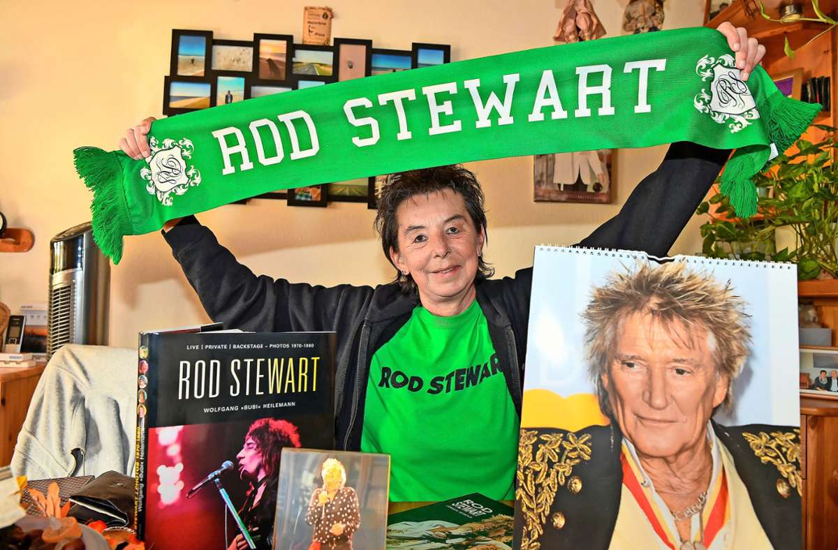 Fan aus Bietigheim-Bissingen: Der Soundtrack zu ihrem Leben ist von Rod Stewart