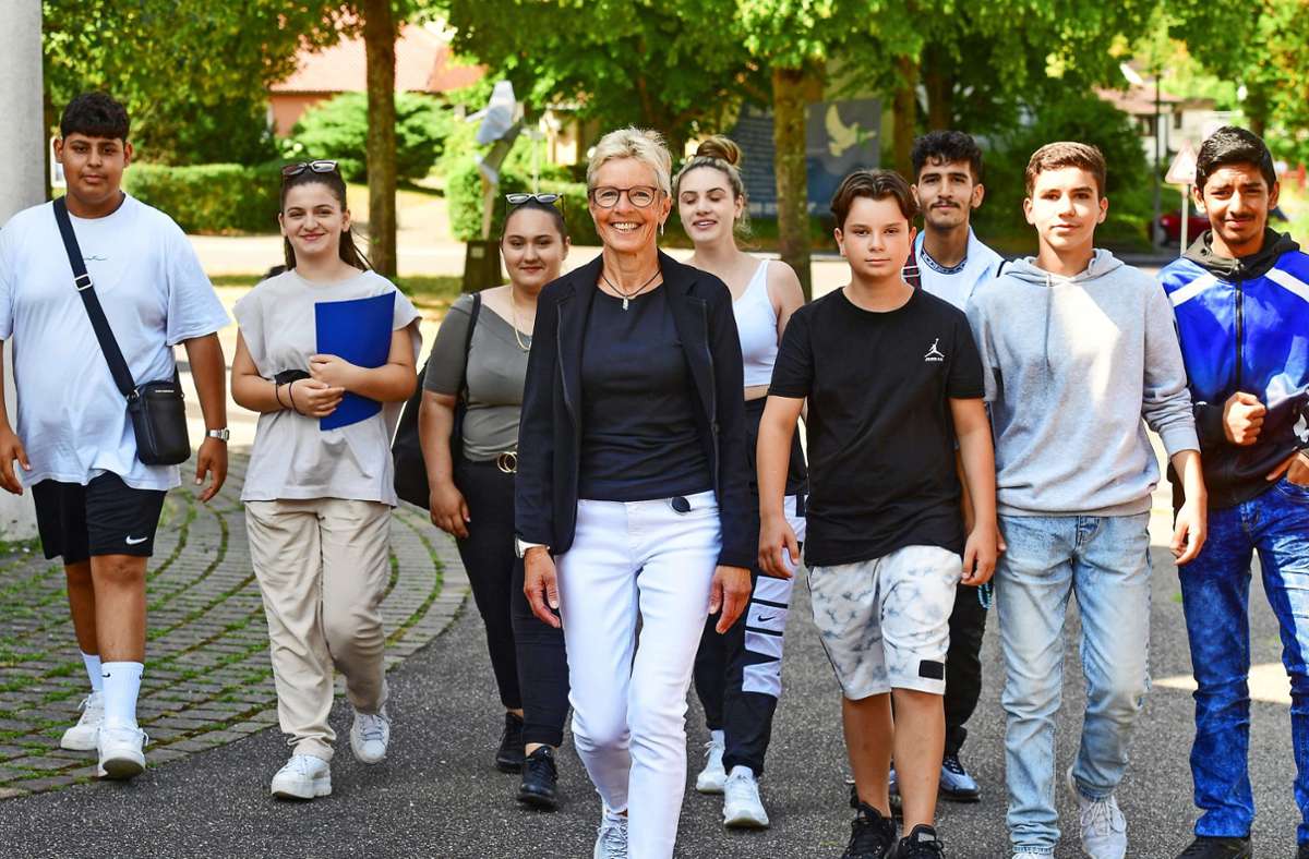 Sandschule Bietigheim: Abschied von Rektorin Isolde Steigelmann: Am Ende wird’s nochmal so richtig emotional