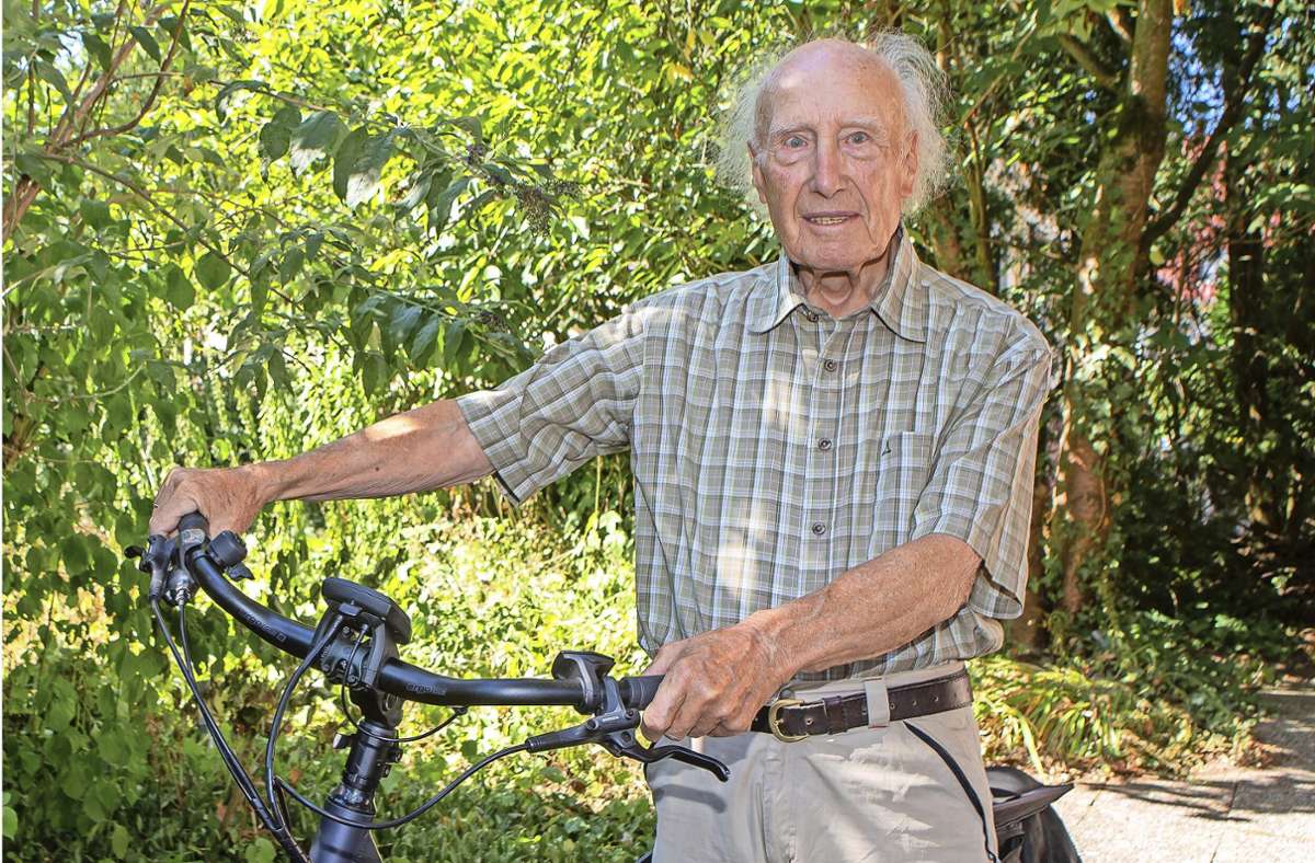 Besigheim: Mit 87 noch aktiver Wanderer und Radfahrer
