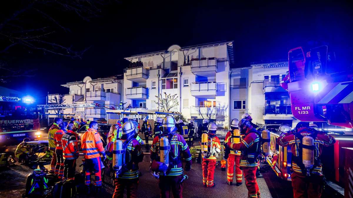 Markgröningen: Drei Tote bei Brand in Wohnhaus - weitere Menschen in Lebensgefahr
