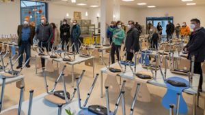 Die Modernisierung der Löchgauer Jakob-Löffler-Schule ist abgeschlossen. Am Dienstagabend wurden die Räumlichkeiten offiziell übergeben.⇥ Foto: Helmut Pangerl
