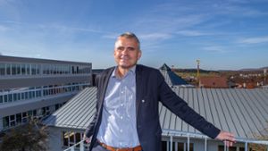 Sachsenheims Bürgermeister Holger Albrich: „Wir sind auf Kurs geblieben“