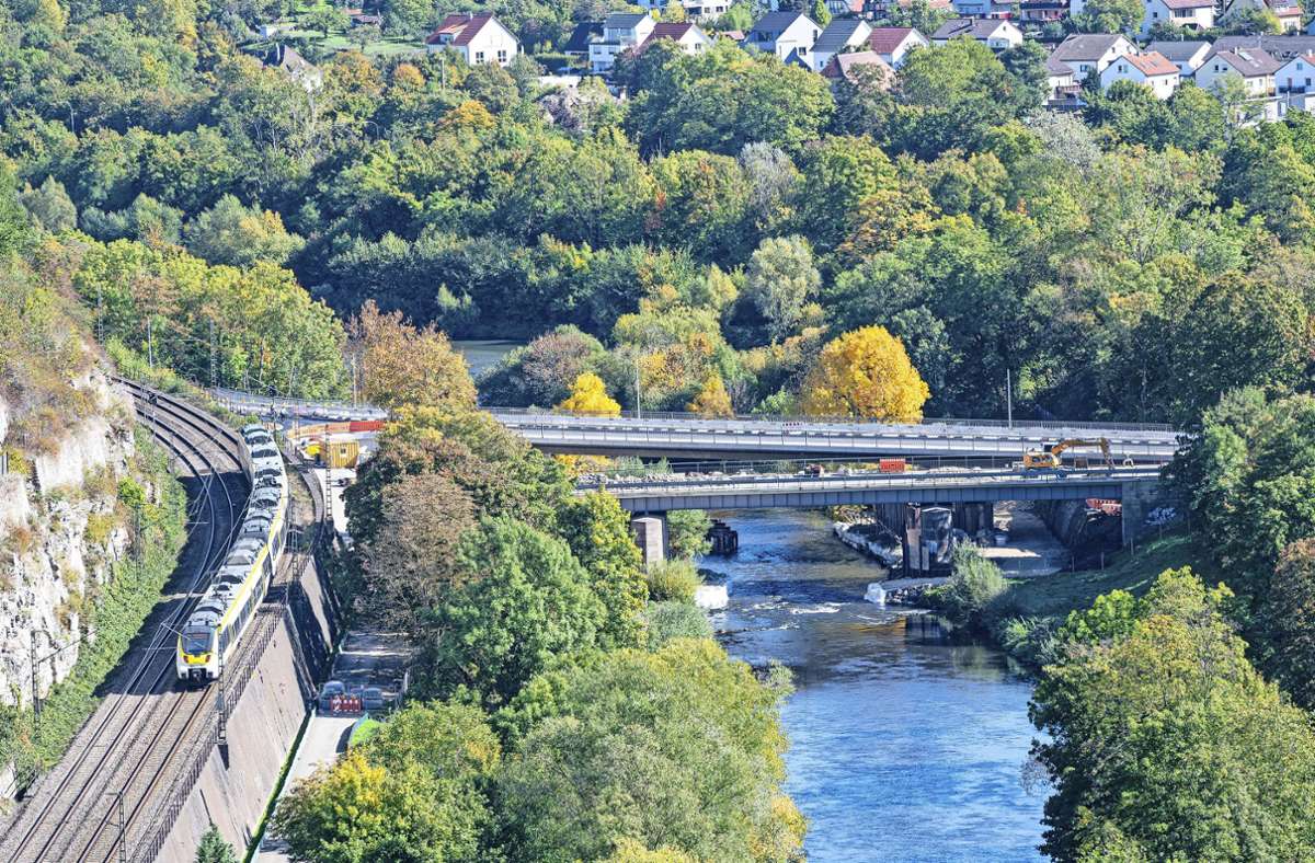 Enzbrücke: Spätestens am 21. Oktober soll der Verkehr fließen