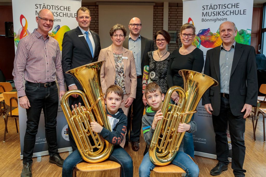 Klassenmusizieren in Bönnigheim, Erligheim und Kirchheim: Sponsoren finanzieren zwei Tuben