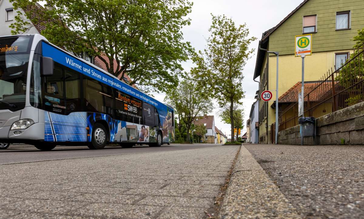 Barrierefreie Haltestellen in Bönnigheim: Umbau nicht vor dem Sommer 2022