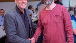 Wechsel beim BdS Sachsenheim: Konrad Buck (links) gibt nach elf Jahren sein Amt ab. Frank Clement rückt nach.⇥ Foto: Martin Kalb
