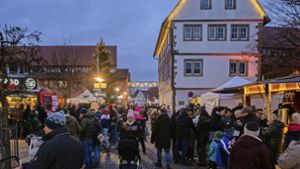 Der Löchgauer Winterzauber zog viele Besucher an. Foto: /Oliver Bürkle