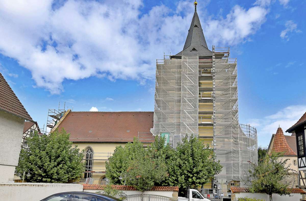 Sachsenheim: Kirchensanierung bald abgeschlossen