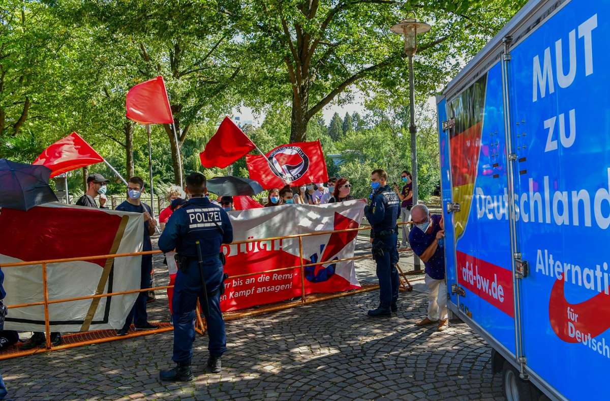 AfD im Kreis Ludwigsburg: Zehn Jahre zwischen Provokation und Protest